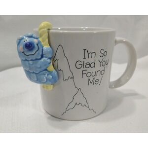 Vintage Muggamals Applause 3D Mug With A Yeti  "I'm So Glad You Found Me 1986